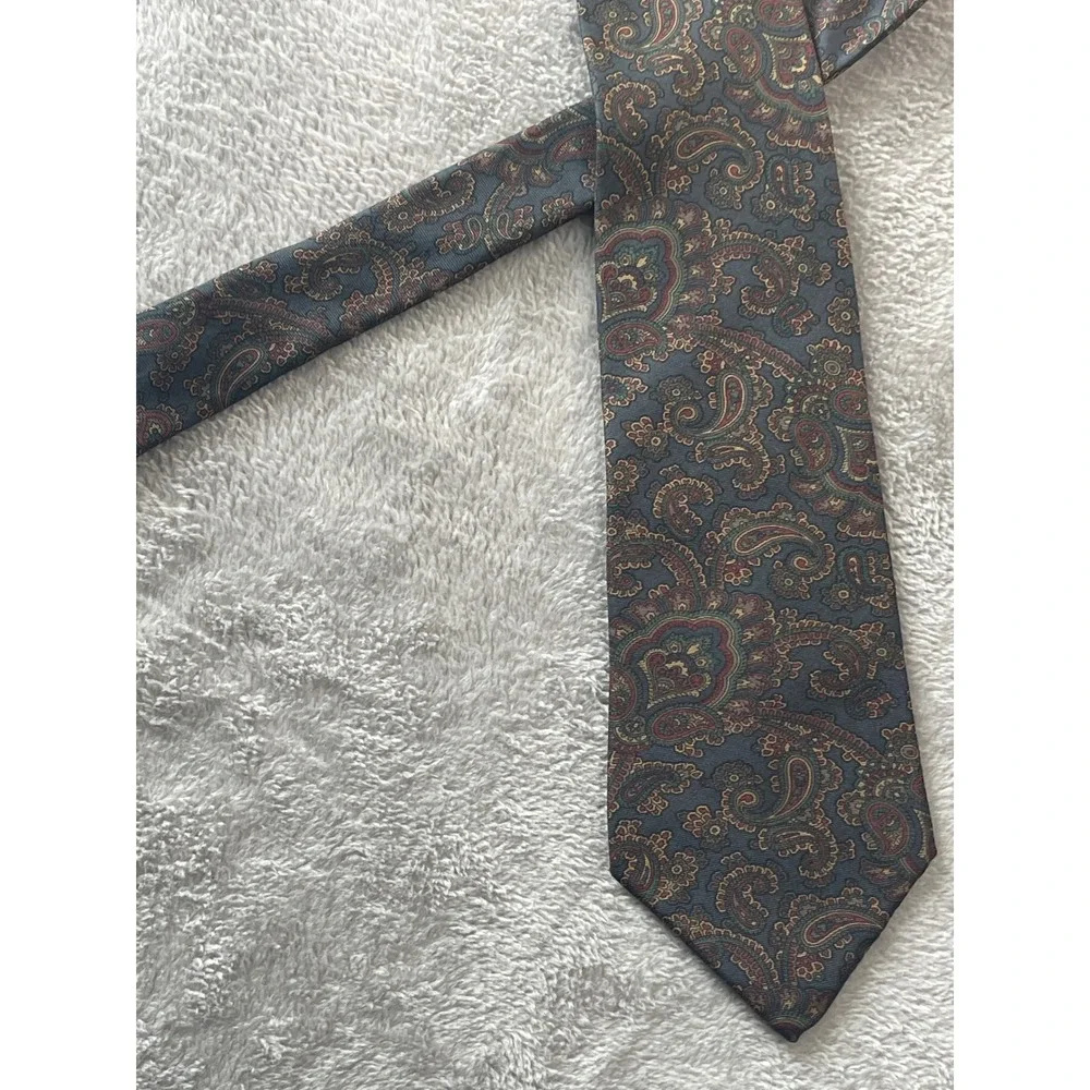 Stuart Ashley Necktie‎ Tie Paisley Pattern Professional Business Casual